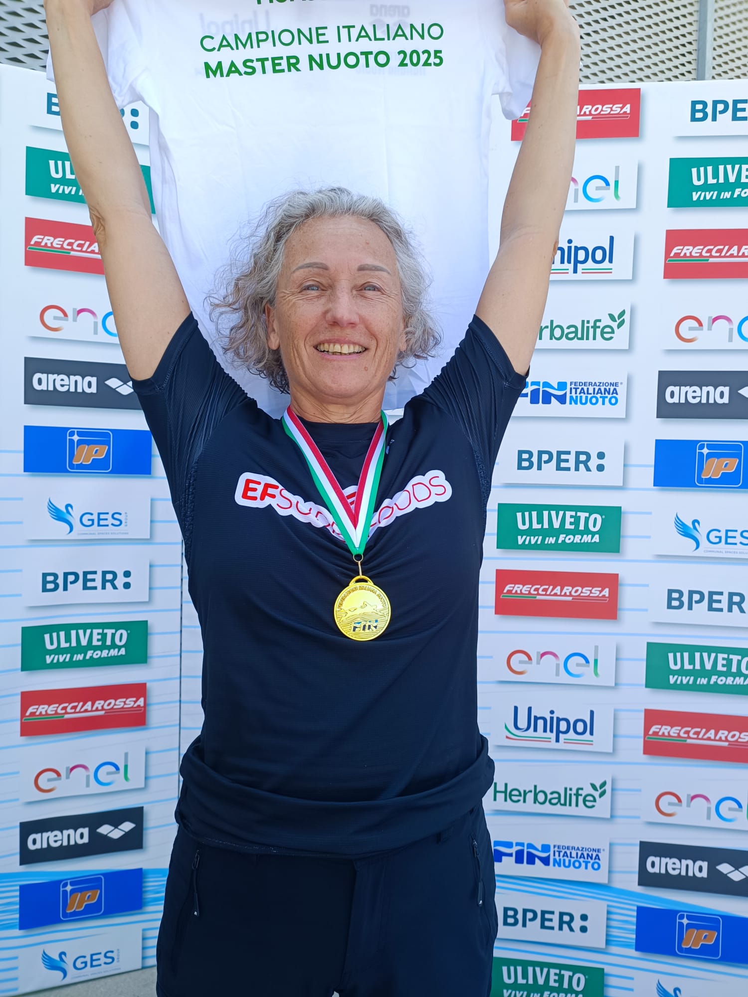 Dott.ssa Bertassi con medaglia d'oro